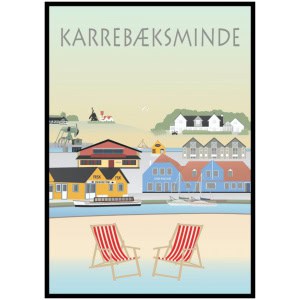 BILLEDE 30x42cm, Karrebæksminde