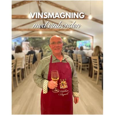 Vinsmagning ved Vesterhave Vingaard med vinbonde og smagsoplevelser.