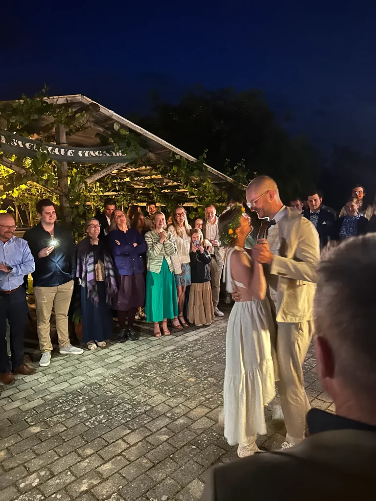 Bryllup på en dansk vingård hos Vesterhave Vingaard på Sjælland