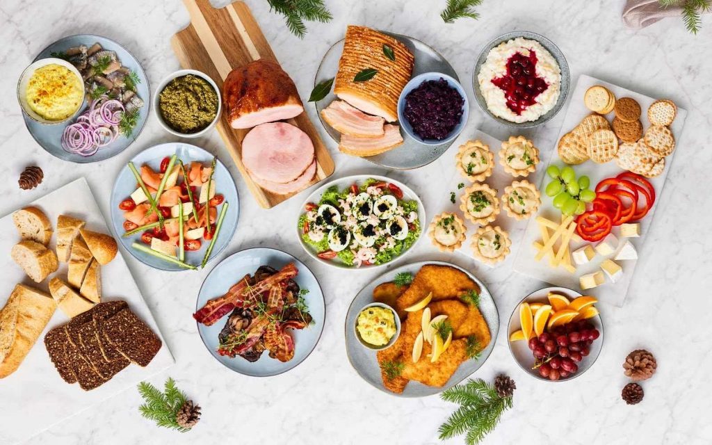 Julefrokost på Sjælland: julebuffet og vinmenu